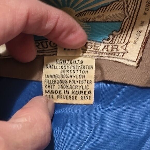 VTG Struggle Gear Puffer Jacket XL Hood Outdoor Hiking Gorp Street Tech Utility - Picture 4 of 16